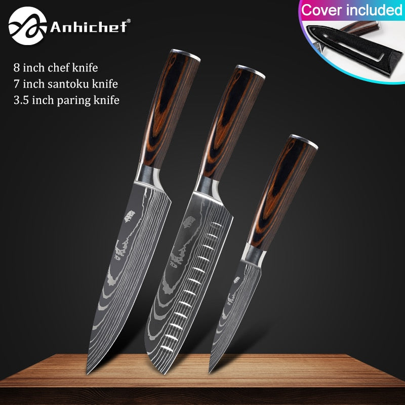 ANHICHEF KITCHEN KNIFES