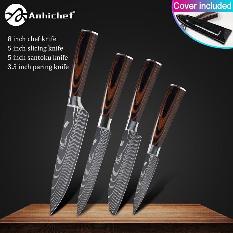 ANHICHEF KITCHEN KNIFES