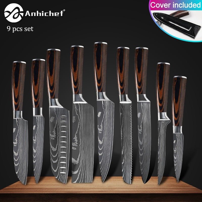 ANHICHEF KITCHEN KNIFES