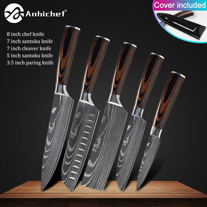 ANHICHEF KITCHEN KNIFES