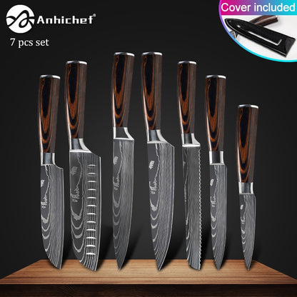 ANHICHEF KITCHEN KNIFES