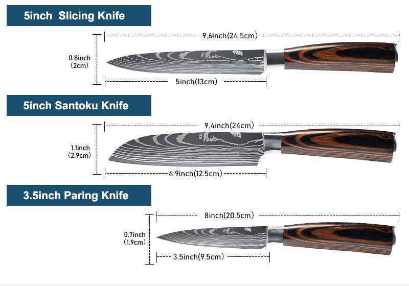 ANHICHEF KITCHEN KNIFES