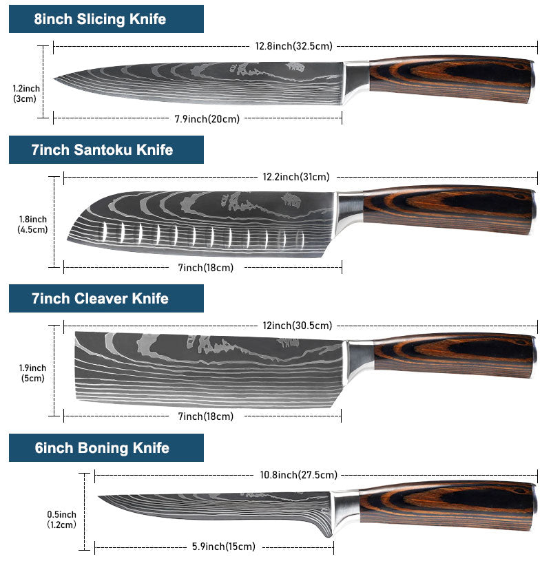 ANHICHEF KITCHEN KNIFES