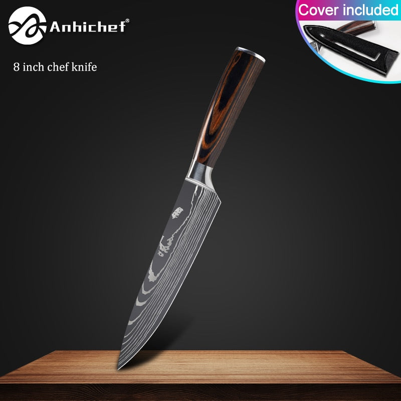 ANHICHEF KITCHEN KNIFES