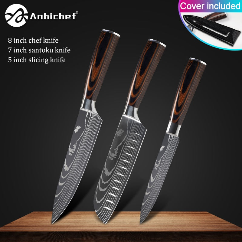 ANHICHEF KITCHEN KNIFES