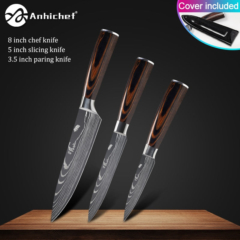 ANHICHEF KITCHEN KNIFES