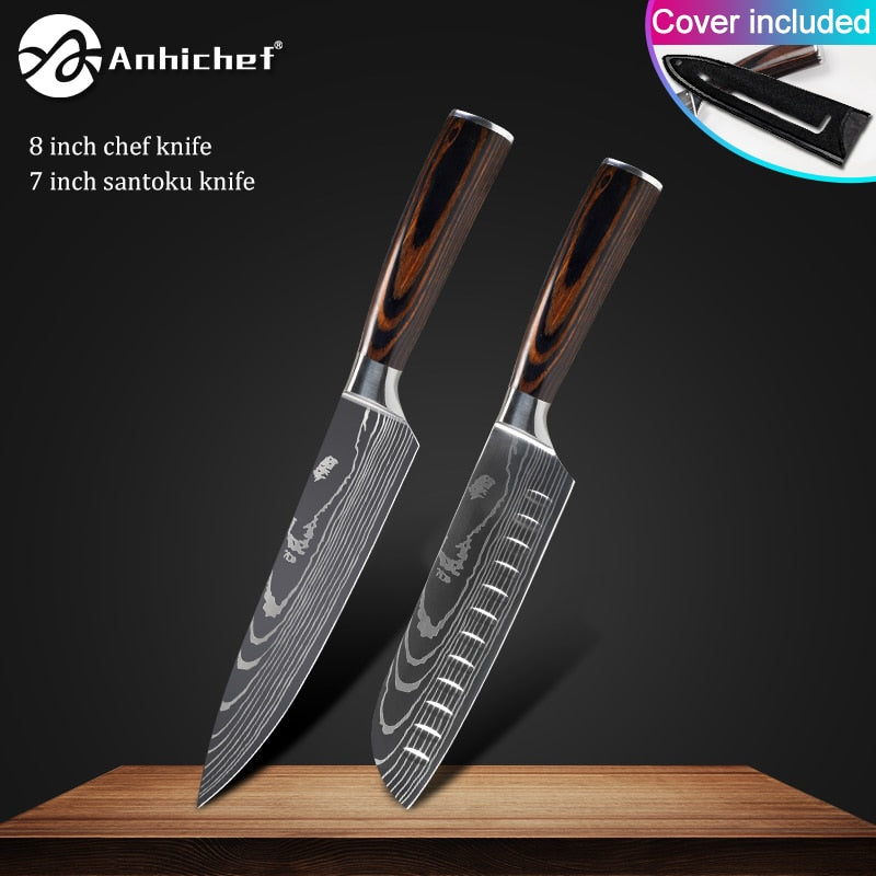 ANHICHEF KITCHEN KNIFES