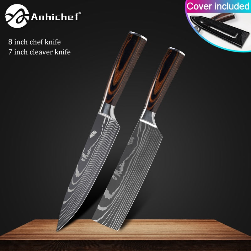 ANHICHEF KITCHEN KNIFES