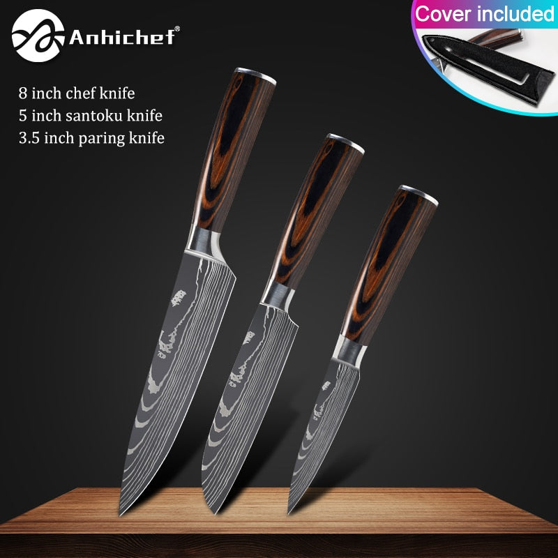 ANHICHEF KITCHEN KNIFES