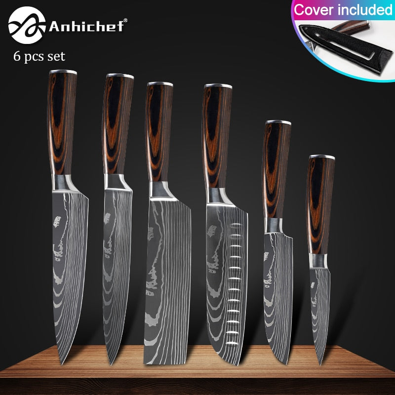 ANHICHEF KITCHEN KNIFES