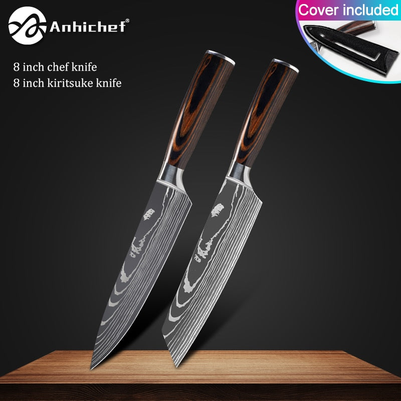 ANHICHEF KITCHEN KNIFES