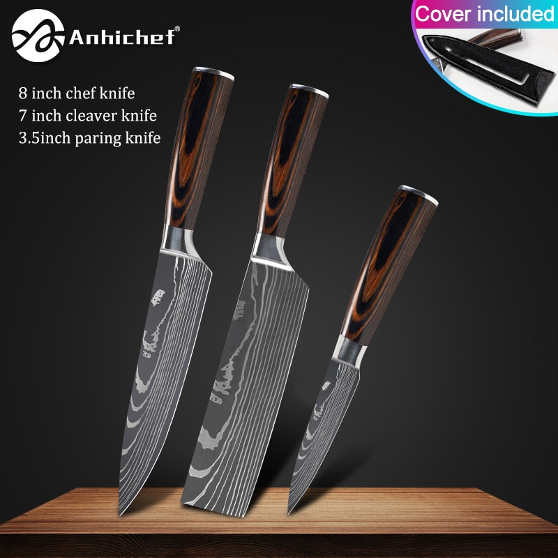 ANHICHEF KITCHEN KNIFES